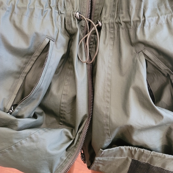 ASOS Fisherman Army Green Trench Coat  size 2 - Picture 12 of 16